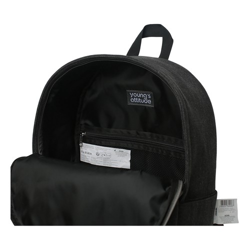 Mochila con compartimentos Young"s Attitude, color negro, ALCAMPO.