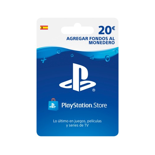 Tarjeta de 20 euros para desacargar contenido en PlayStation Store SONY.