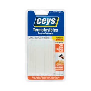 Imagen de Pack de 11 barras de adhesivo termofusible, translúcido, 11x90mm, CEYS.