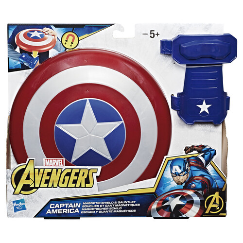 Avengers Escudo Y Guantelete Magnéticos De Capitan América +5 Años