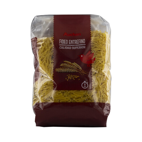 PRODUCTO ALCAMPO Pasta fIdeos entrefino de calidad superior paquete 500 g.