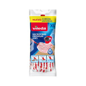 VILEDA Fregona Microfibre Premim 2 en 1