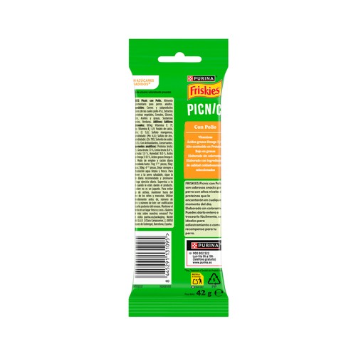 PURINA Friskies picnic Snacks para perros en bolsa 5 uds 42 g.
