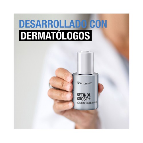 NEUTRÓGENA Retinol boost+ Sérum intensivo de noche antiedad, con retinol 30 ml.