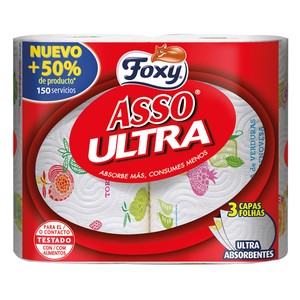 Papel de cocina Asso Ultra 2 uds.