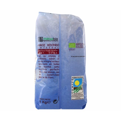 MARGABIO Arroz integral ecológico 1 kg.