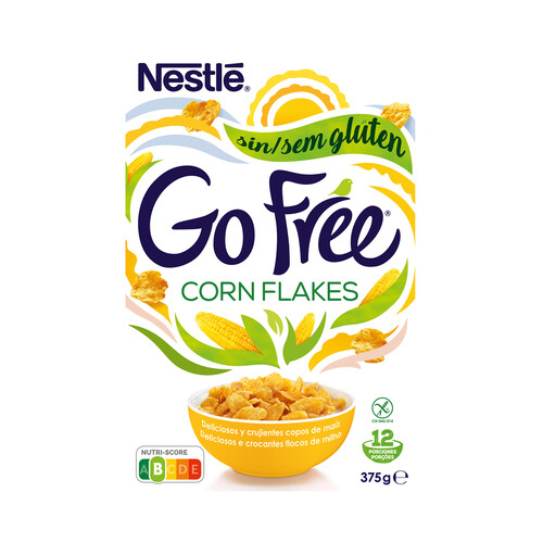 NESTLÉ Cereales sin gluten Go Free NESTLÉ 375 g.