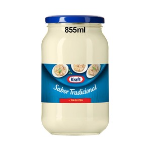 Imagen de KRAFT Mayonesa fina tradicional sin gluten 855 ml.