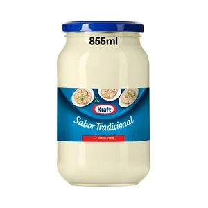 KRAFT Mayonesa fina tradicional sin gluten 855 ml.