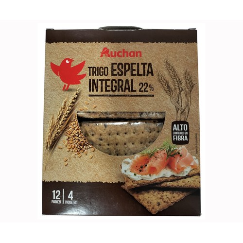 PRODUCTO ALCAMPO Cracker integral espelta 240 g.