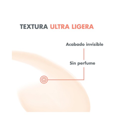 THERMALE AVÉNE Fluido solar facial sin perfume con FPS 50+ (muy alta), para pieles normales, mixtas y sensibles 50 ml.