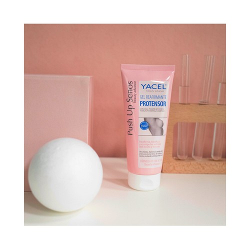 YACEL Gel reafirmante, tonificante y corrector de estrias, en busto y escote YACEL Push up senos 200 ml.