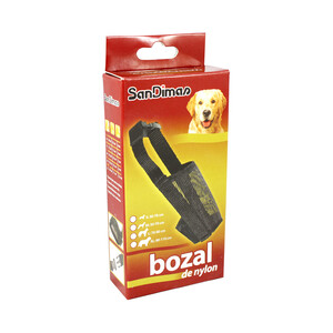 SANDIMAS Bozal de nylon de rejilla talla XL para perros SANDIMAS 1ud.