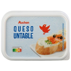 AUCHAN Queso de untar natural 300 g. Producto Alcampo