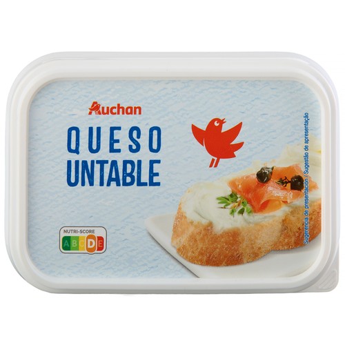 AUCHAN Queso de untar natural 300 g. Producto Alcampo
