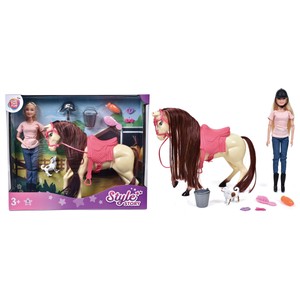 Imagen de Conjunto Style Story Muñeca y Caballo con accesorios, 9 Piezas +3 Años ONE, TWO FUN