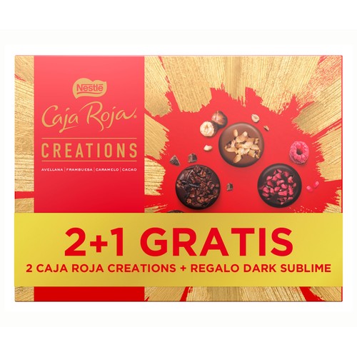 NESTLÉ Bombón creation + dark 2 x 186 gr + 145 gr.