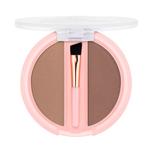 ESSENCE Duo set tono 01 light Estuche de polvos para cejas definidas.