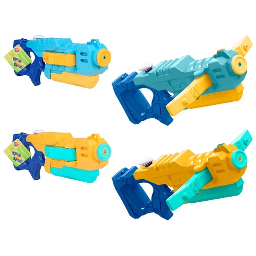 Lanzador de agua 2 en 1 ballesta 46cm asst. ONE TWO FUN