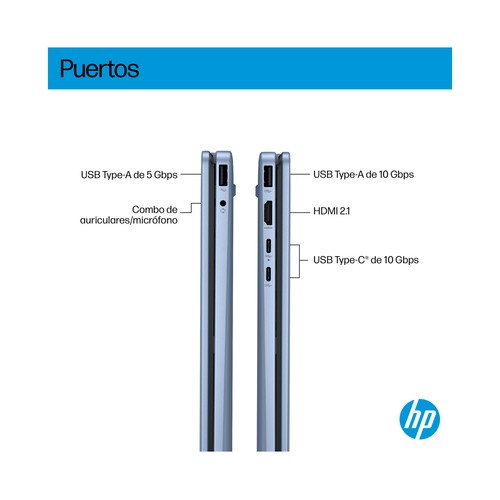 Portátil HP OmniBook 5 Flip 14-fp0029ns, 512GB SSD 8GB RAM, pantalla 35,5cm (14")...