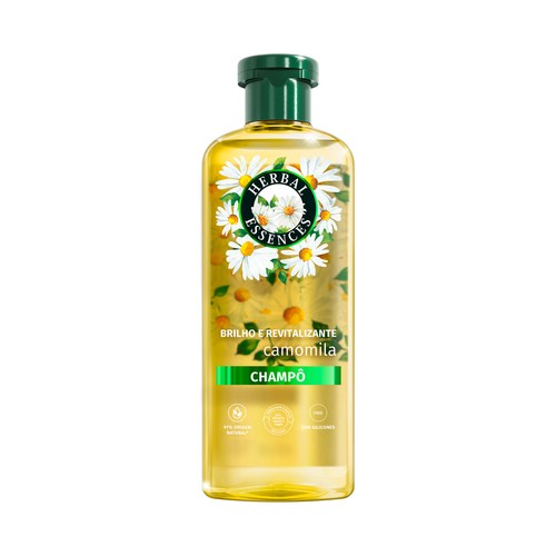 HERBAL ESSENCE Champú revitalizante efecto brillo con camomila 350 ml.