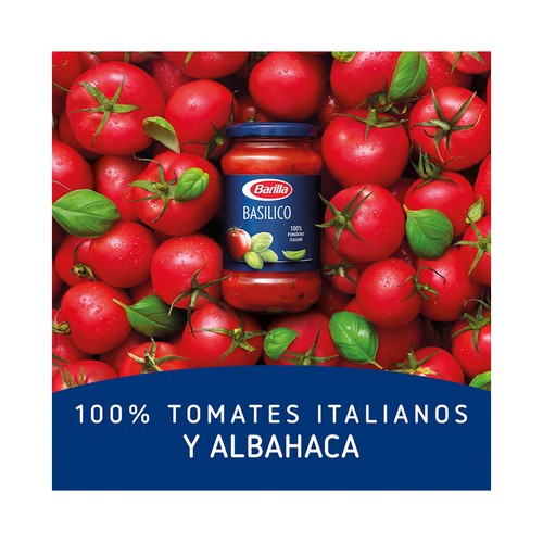 BARILLA Salsa Basílico con base de tomate 400 g.