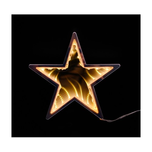 Colgante para Ventana Luz 34 Led a pilas, Árbol, Campana, Estrella para interiores modelos surtidos, ACTUEL