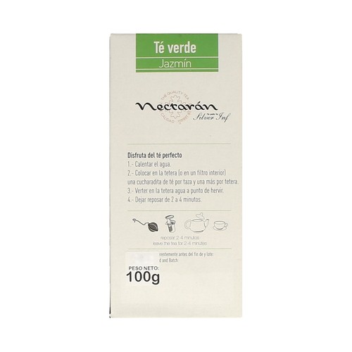 NECTARÁN Té verde jazmín 100 g.