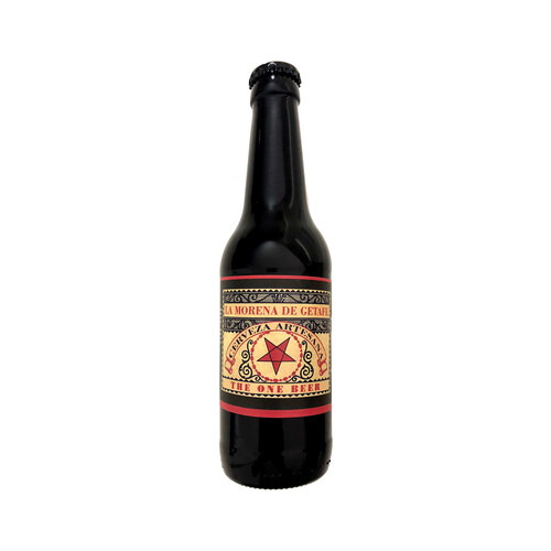 THE ONE Cerveza negra La Morena de Getafe botella 33 cl.