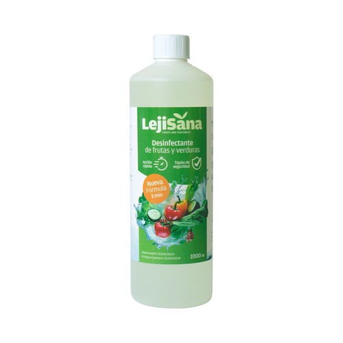 LEJISANA Desinfectante de frutas y verduras 950 ml.