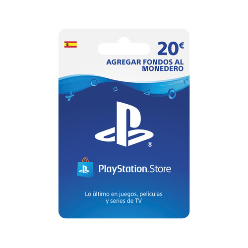 Tarjeta de 20 euros para desacargar contenido en PlayStation Store SONY.