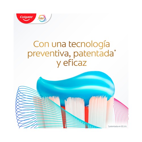 COLGATE Total prevención activa blanqueadora Pasta de dientes con acción blanqueante 75 ml.