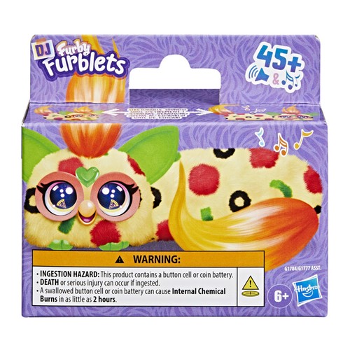 Peluches Furby DJ Furblets con sonidos, modelos surtidos +6 Años. HASBRO