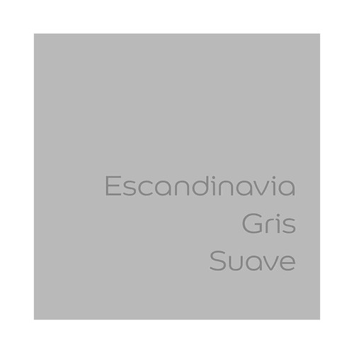 Pintura para paredes monocapa BRUGUER Colores del mundo Escandinavia Gris Suave, 4L.