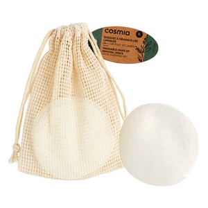 Imagen de COSMIA Discos desmaquillantes lavables, aptos para todo tipo de pieles 6 uds.