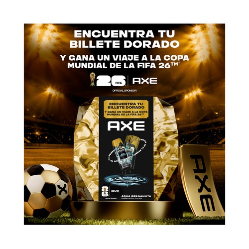 AXE Fifa 2026 Estuche con desodorante en spray (150 ml) y gel de ducha (225 ml).