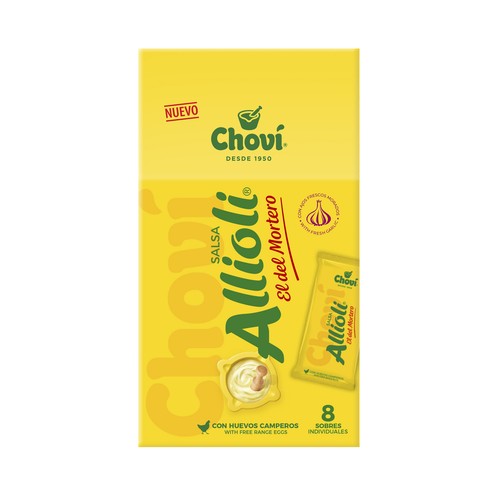 CHOVI Alioli 8 sobres x 18 ml.