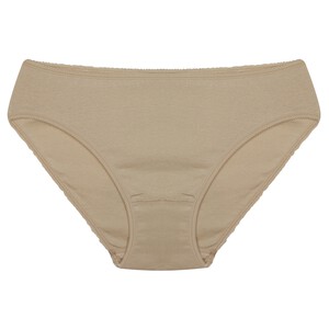 Imagen de Braga baja de algodón RMC, color arena, talla L.