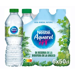 AQUAREL Agua mineral Sport pack de 6 uds. de botellas de 50 cl.