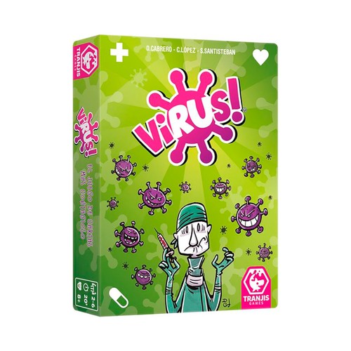 Juego de cartas Virus!. TRANJIS TRG-001VIR