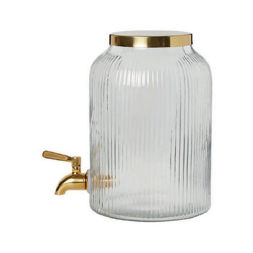 Dispensador de vidrio con capacidad de 3,5 litros, ACTUEL.