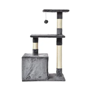 PRODUCTO ALCAMPO Rascador para gatos con forma de arbol (50 x 30 x 85 cm.).