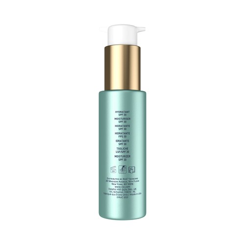 ROC Crema hidratante con ácido Hialurónico y FPS 30 ROC Hydrate + plump 50 ml.