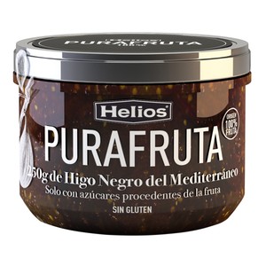 HELIOS PURAFRUTA  Fruta para untar de higo negro del mediterráneo 250 g.
