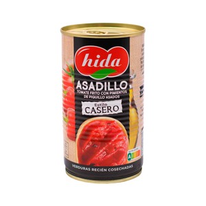 Asadillo de tomate frito con pimientos del piquillo asados lata de 340 g