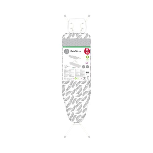 Tabla de planchar regulable en altura hasta 90cm., talla 1 114x36cm ACTUEL.