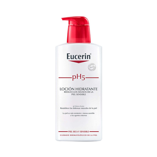 EUCERIN Loción corporal hidratante para pieles secas y sensibles EUCERIN pH5 400 ml.