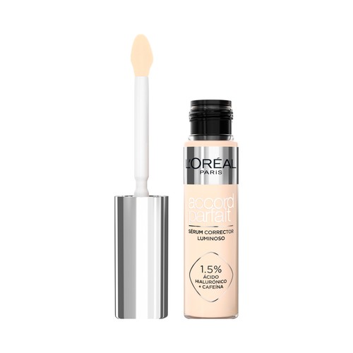 L´ORÉAL PARIS Accord parfait tono 1N Sérum corrector con ácido Hialurónico y cafeína.