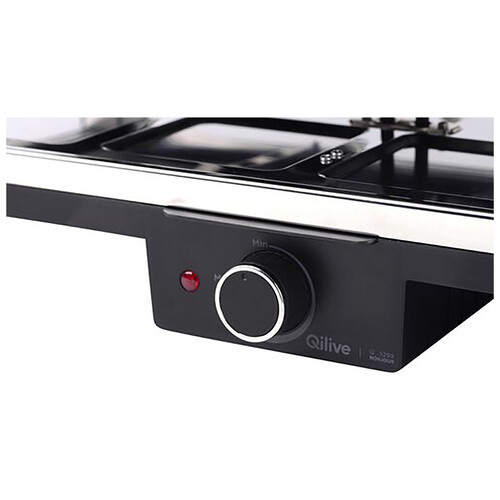 Grill raclette QILIVE Q.5642, 2000W, 8 personas, termostato. Alcampo