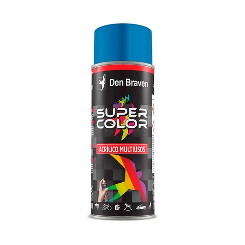 Pintura spray acrílico Azul Cielo, RAL5015, 400 ml, BOSTIK.